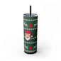 20oz Slim Tumbler: Green Santa-Claus Christmas - Eraya Studio