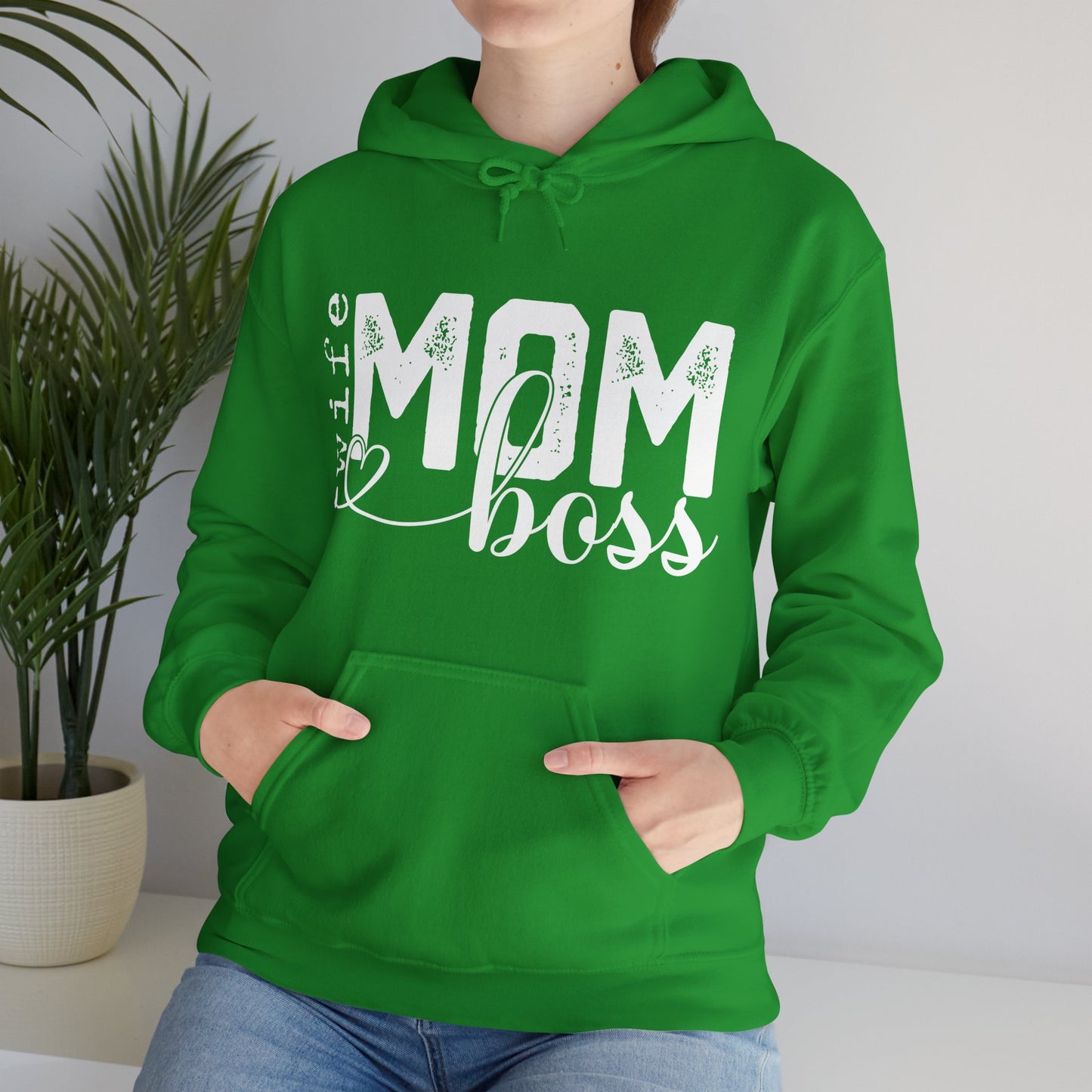 Wife Mom Boss Hoodie - Mother's Day Gift - Custom Mama Hoodie