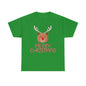 Merry Christmas Reindeer Customized Unisex Heavy Cotton Tee Gift for Him Customized Heavy Cotton Gift for Her Christmas Gift Holiday Treats