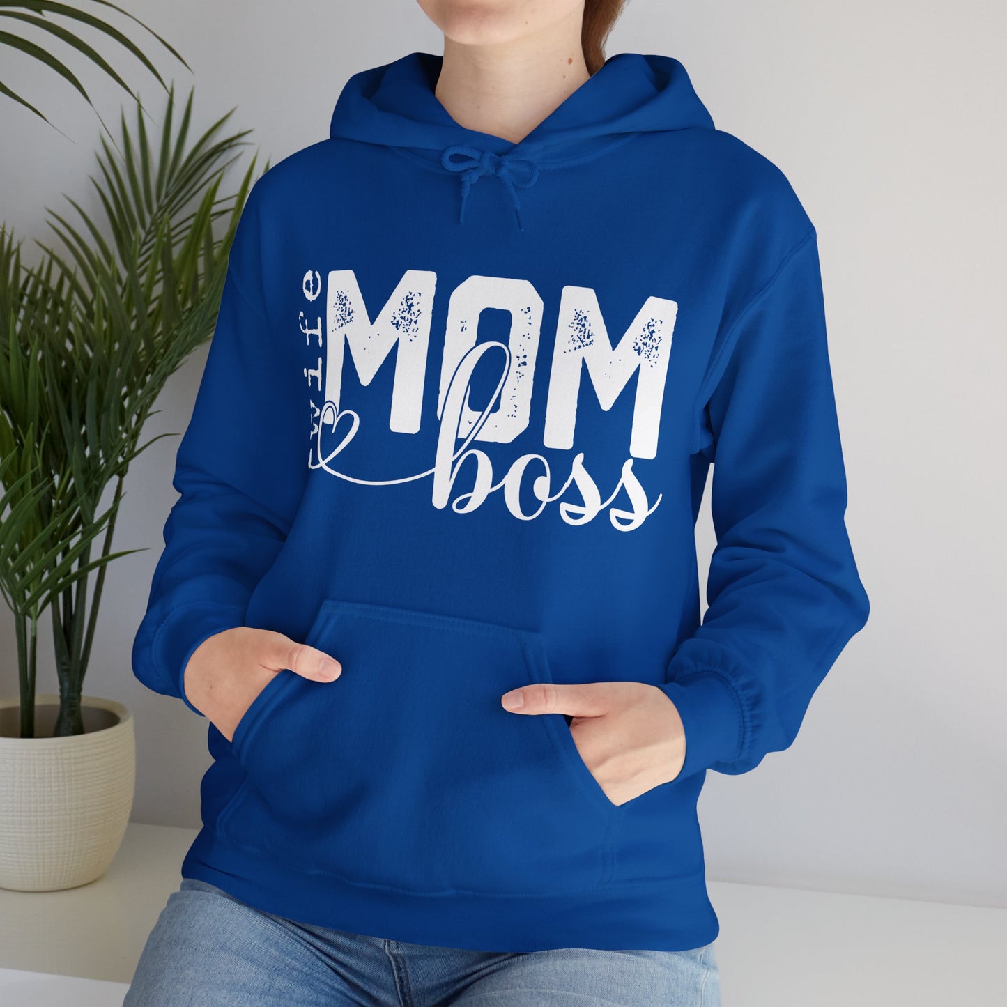 Wife Mom Boss Hoodie - Mother's Day Gift - Custom Mama Hoodie