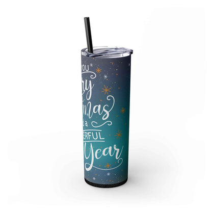 20oz Slim Tumbler: Christmas Gnomes - Eraya Studio