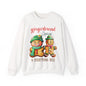 Sweet Gingerbread Design Unisex Sweater Crewneck Sweatshirt Gifts for Him Gift for Her Sweatshirt  Gingerbread Design Christmas Sweater
