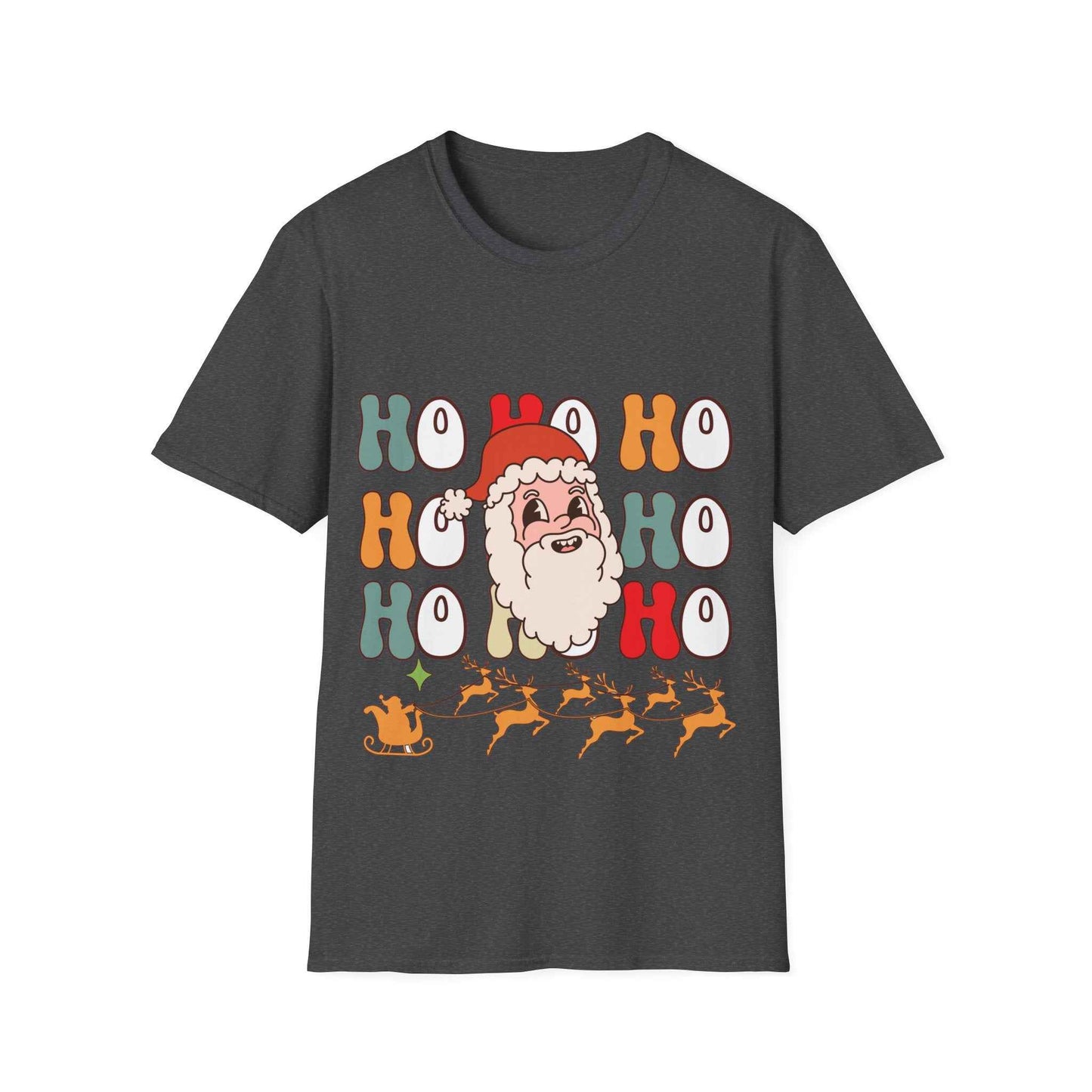 Cotton Shirt: HOHOHO Santa Theme Unisex - Eraya Studio