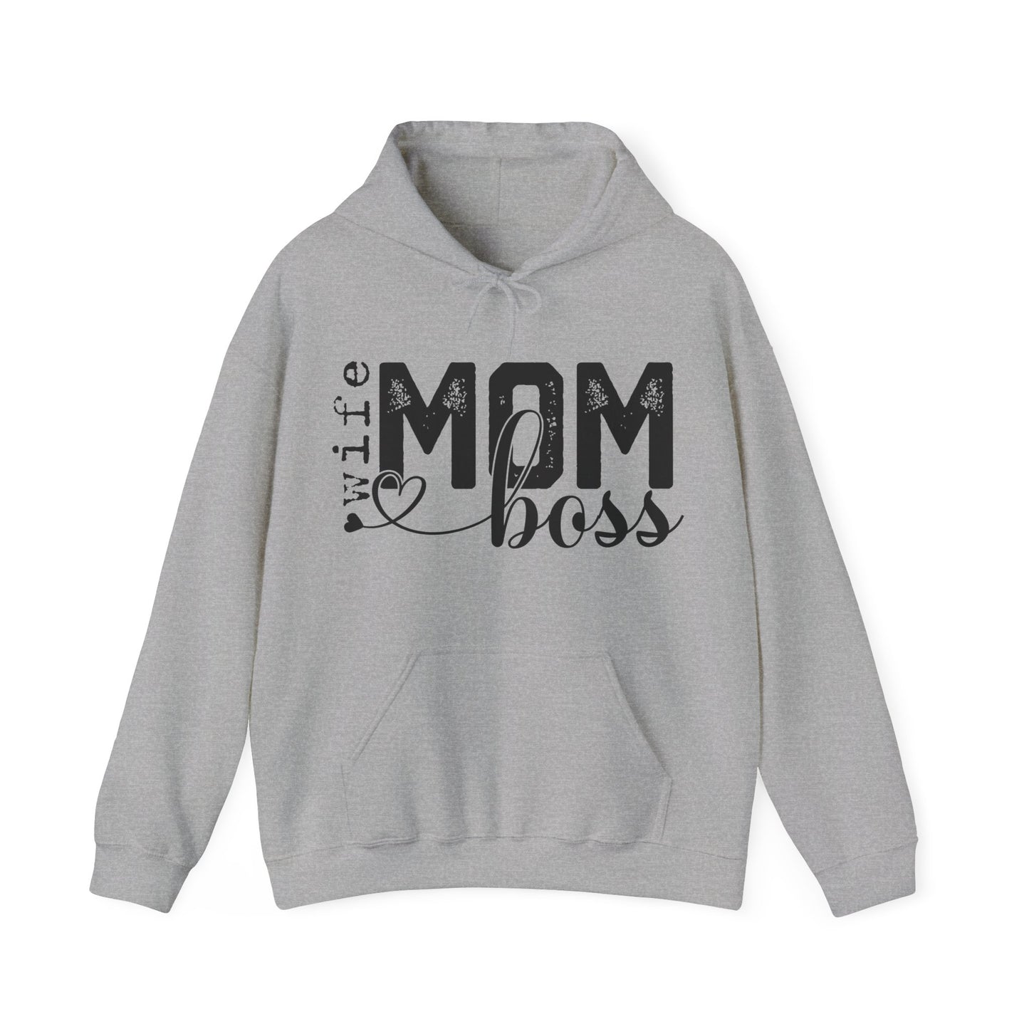 Wife Mom Boss Hoodie - Mother's Day Gift - Custom Mama Hoodie