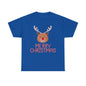 Merry Christmas Reindeer Customized Unisex Heavy Cotton Tee Gift for Him Customized Heavy Cotton Gift for Her Christmas Gift Holiday Treats