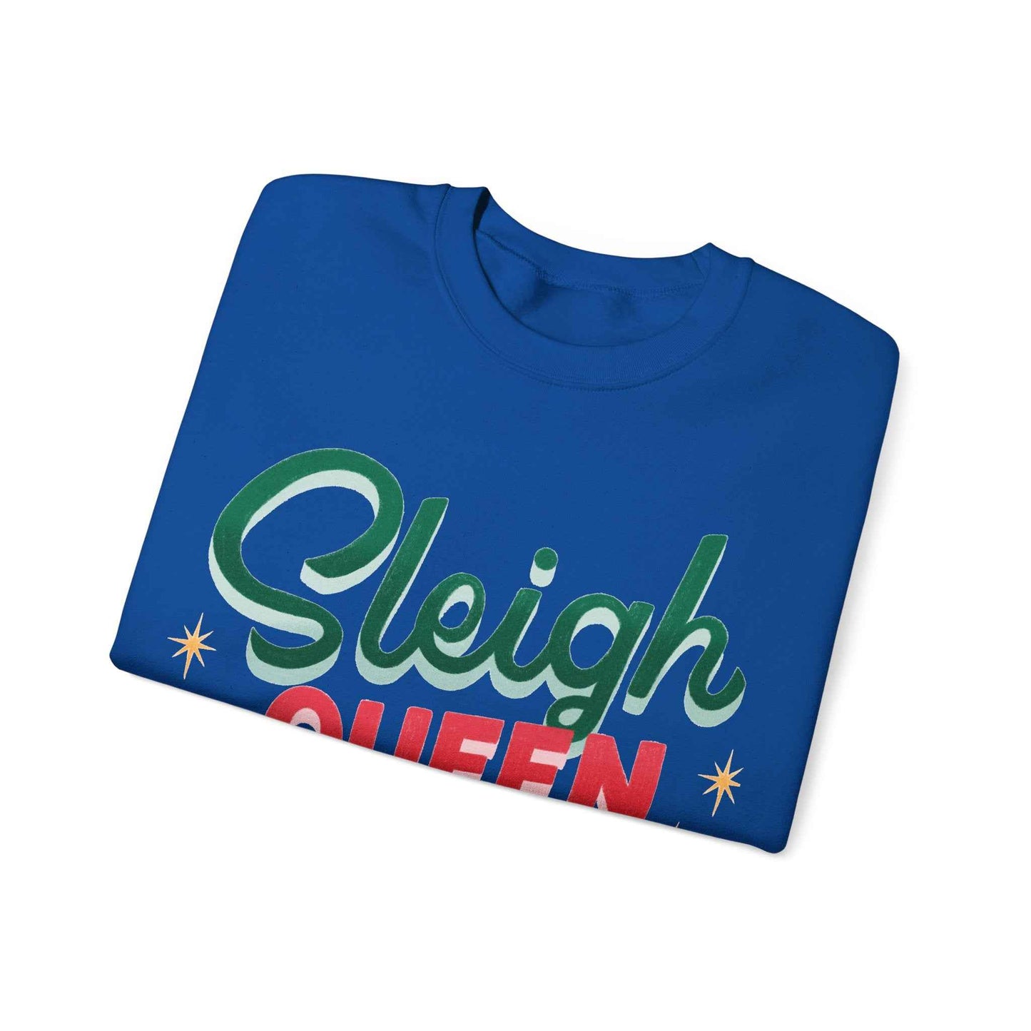 SLEIGH QUEEN Christmas Crewneck Sweatshirt - Eraya Studio
