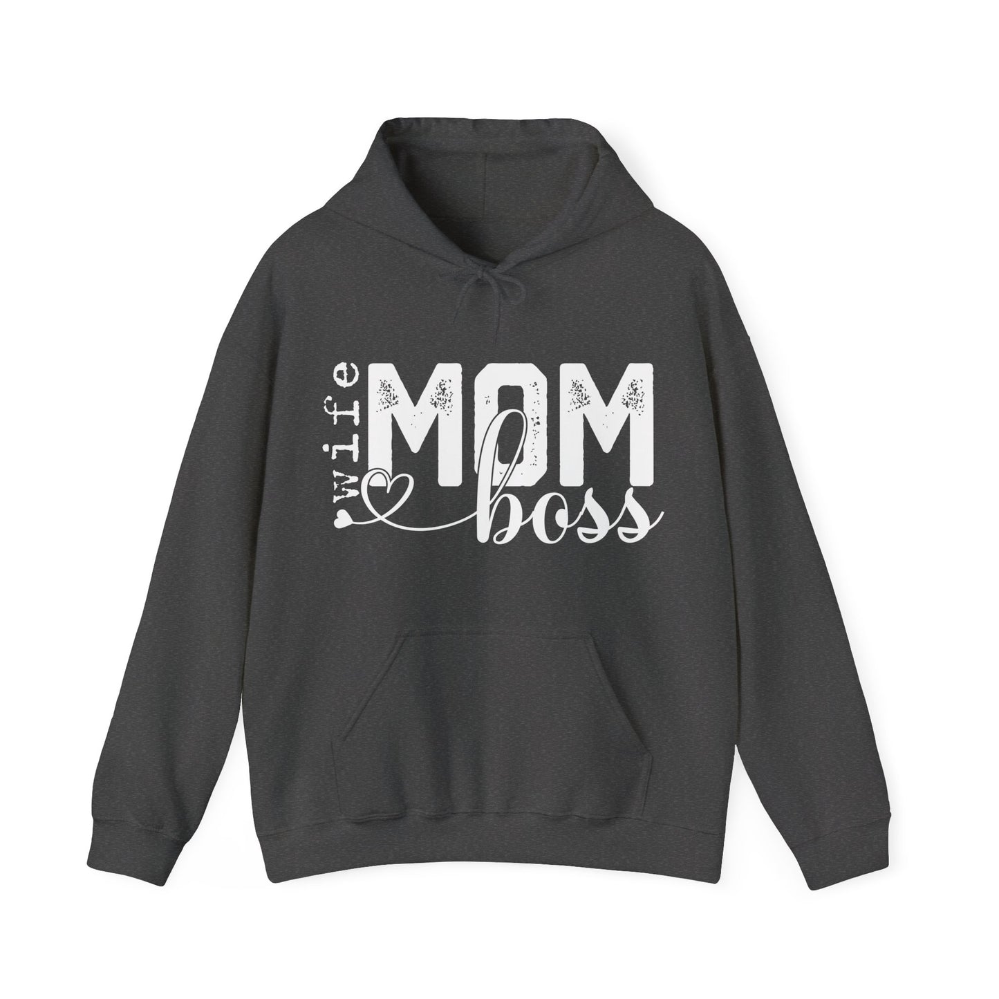 Wife Mom Boss Hoodie - Mother's Day Gift - Custom Mama Hoodie