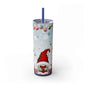 20oz Slim Tumbler: Christmas Gnomes - Eraya Studio