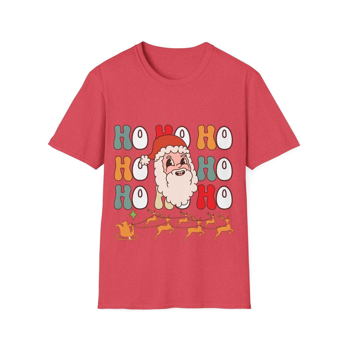 Cotton Shirt: HOHOHO Santa Theme Unisex - Eraya Studio