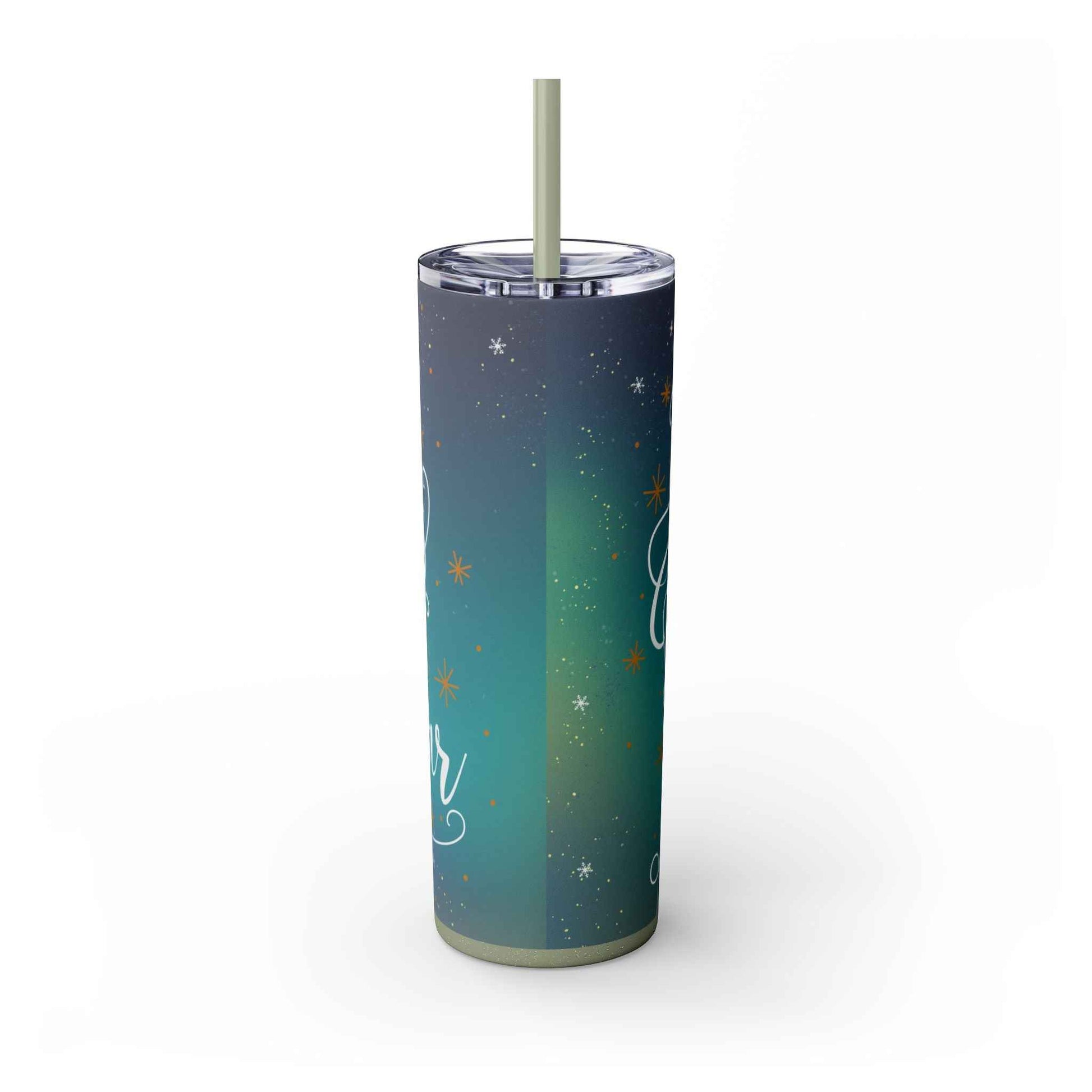 20oz Slim Tumbler: Christmas Gnomes - Eraya Studio