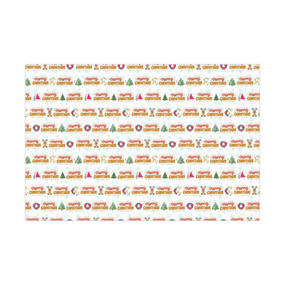 Merry Christmas Holiday Gift Wrapping Paper - Eraya Studio