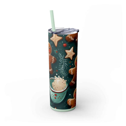 20oz Slim Tumbler: Sweet Gingerbread - Eraya Studio