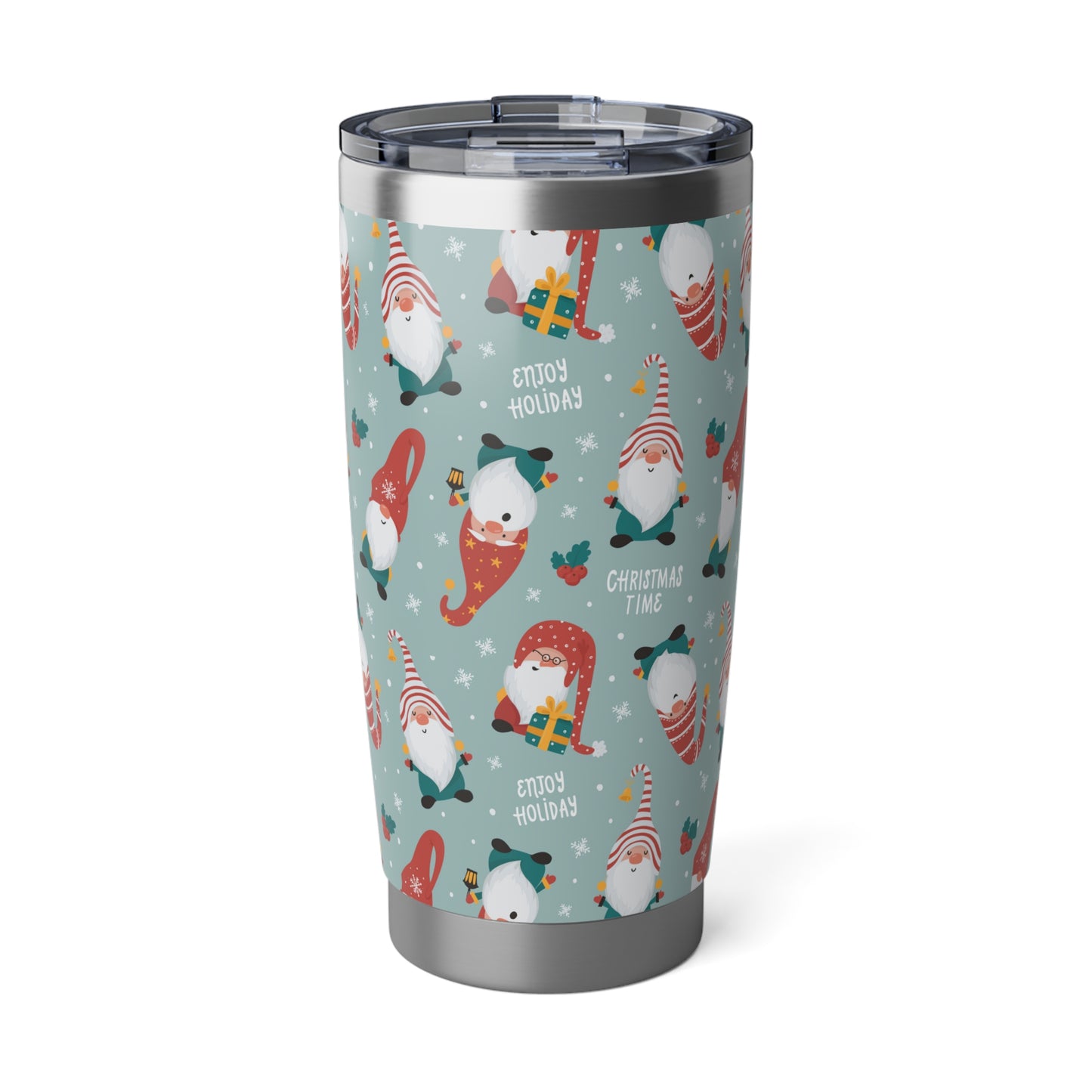 Personalized Christmas Gnomes 20oz Tumbler Christmas Gift Gnome Christmas Theme Vagabond Tumbler Personalized Gift for Holiday