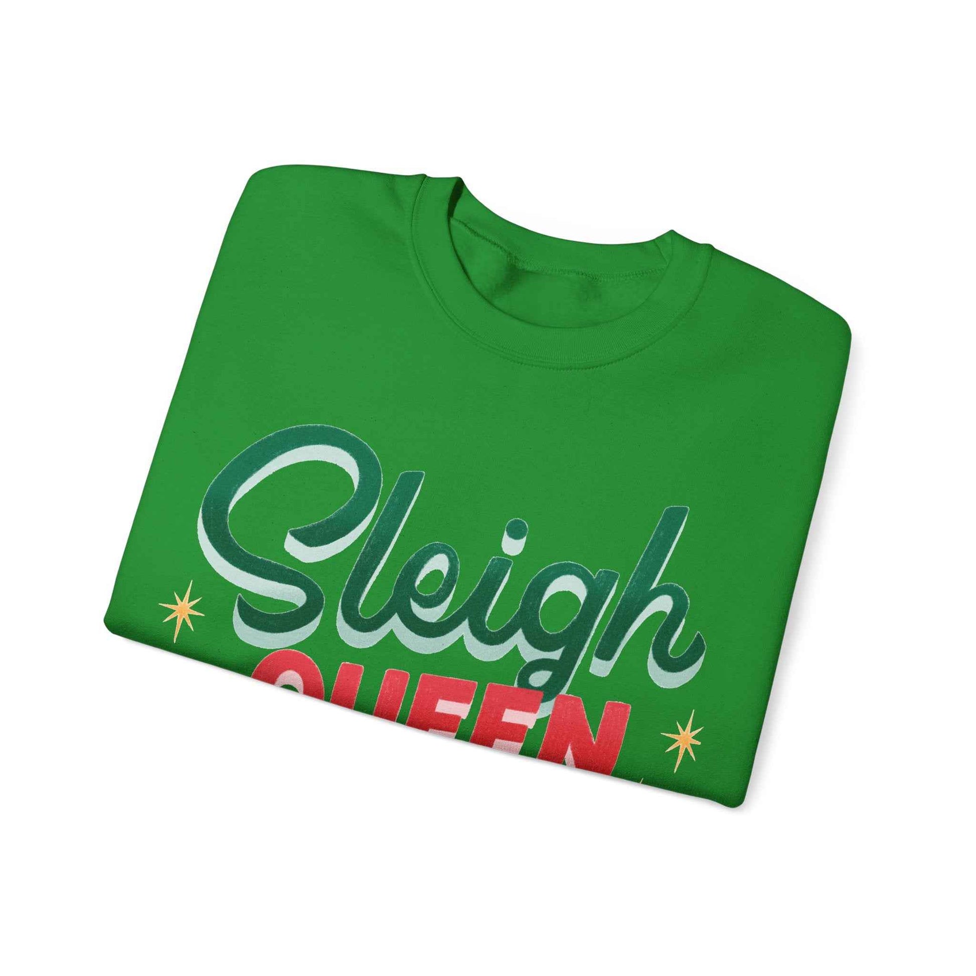 SLEIGH QUEEN Christmas Crewneck Sweatshirt - Eraya Studio