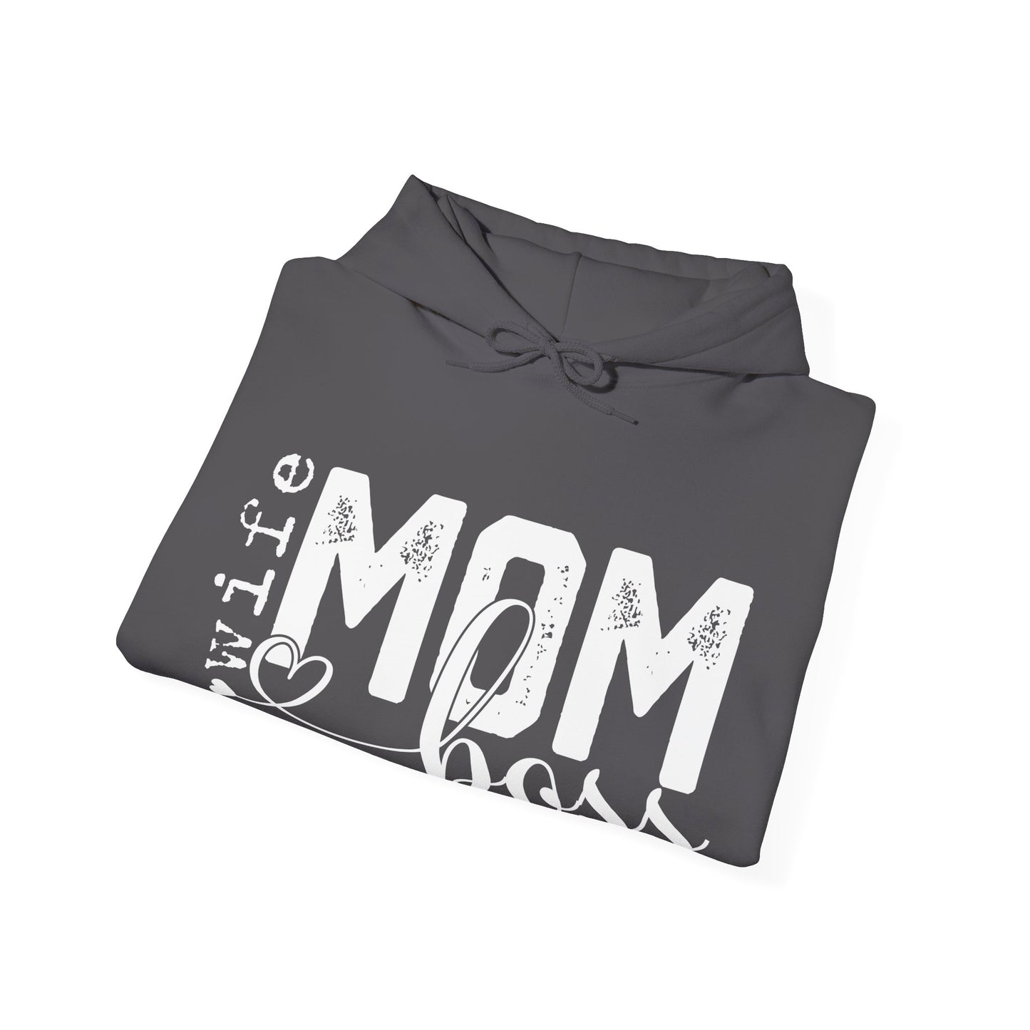 Wife Mom Boss Hoodie - Mother's Day Gift - Custom Mama Hoodie