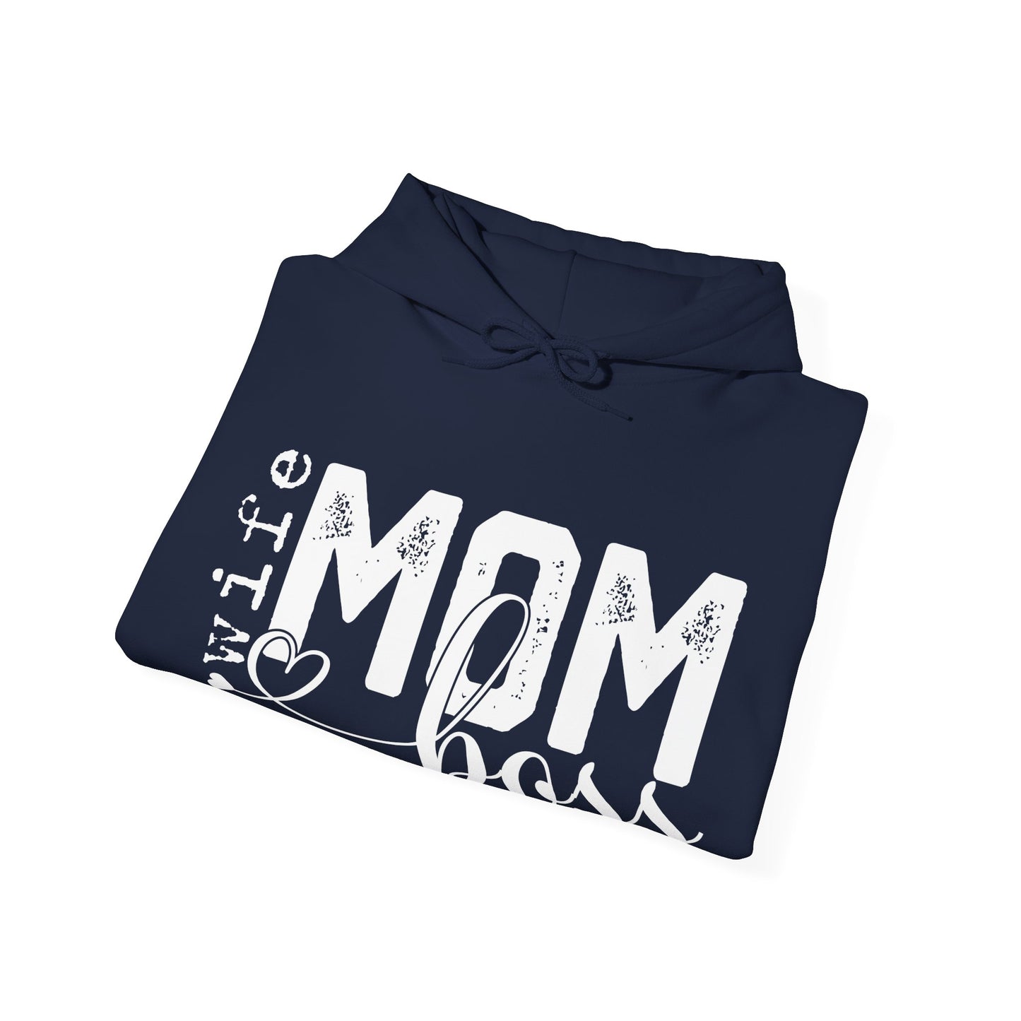 Wife Mom Boss Hoodie - Mother's Day Gift - Custom Mama Hoodie