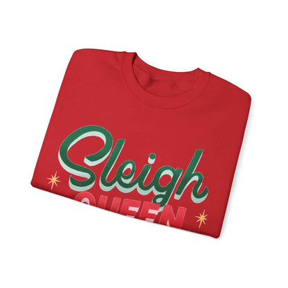 SLEIGH QUEEN Christmas Crewneck Sweatshirt - Eraya Studio