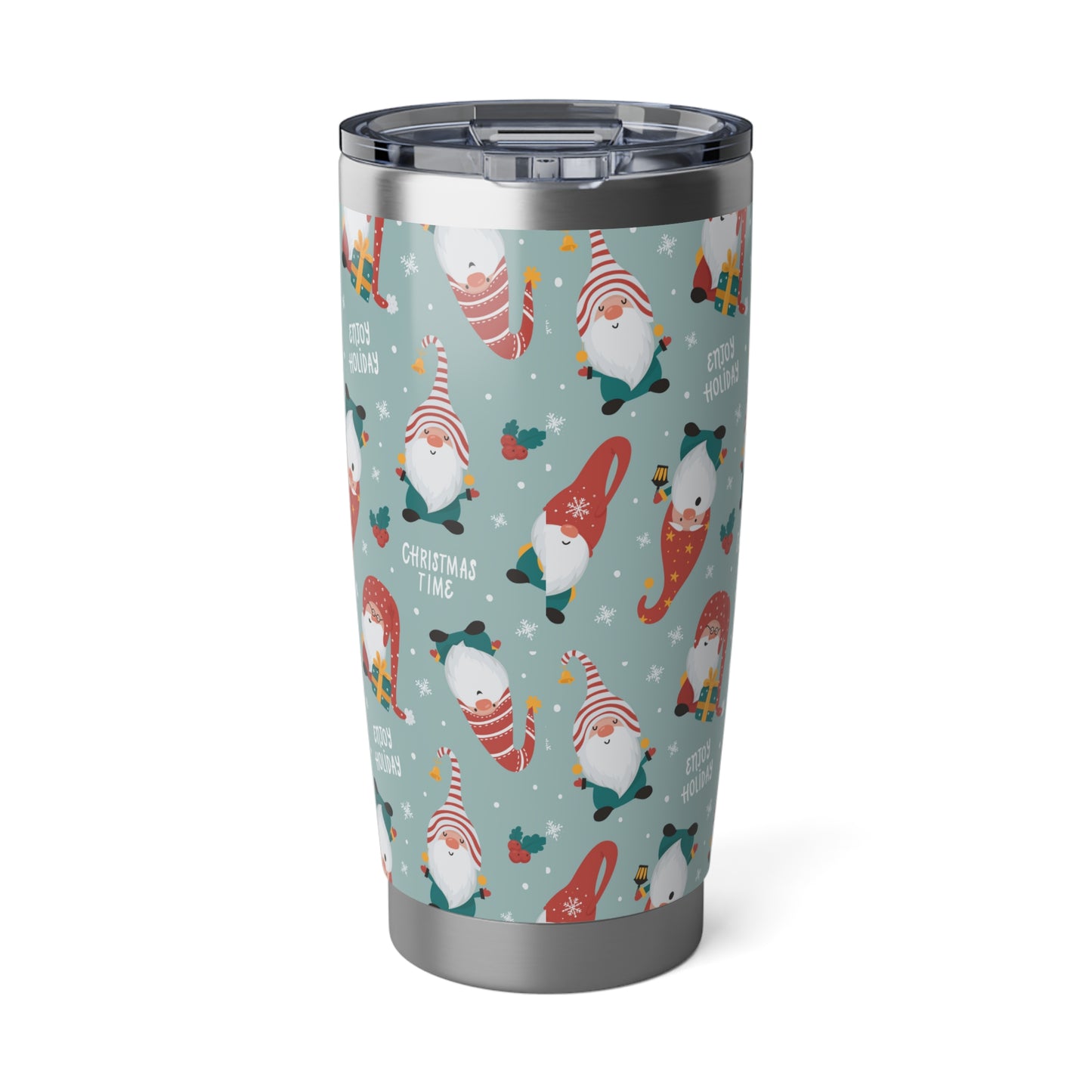 Personalized Christmas Gnomes 20oz Tumbler Christmas Gift Gnome Christmas Theme Vagabond Tumbler Personalized Gift for Holiday