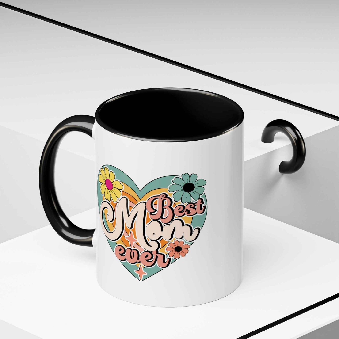 11oz Ceramic Mug: Best Mom Ever - Gift for Moms - Eraya Studio