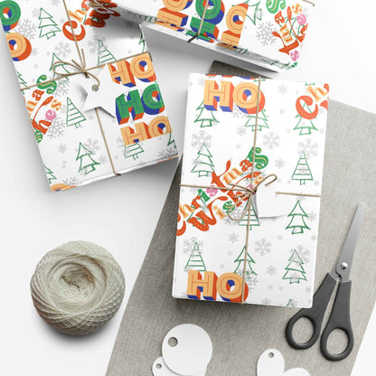 HOHOHO Christmas Gift Wrapping Paper - Eraya Studio