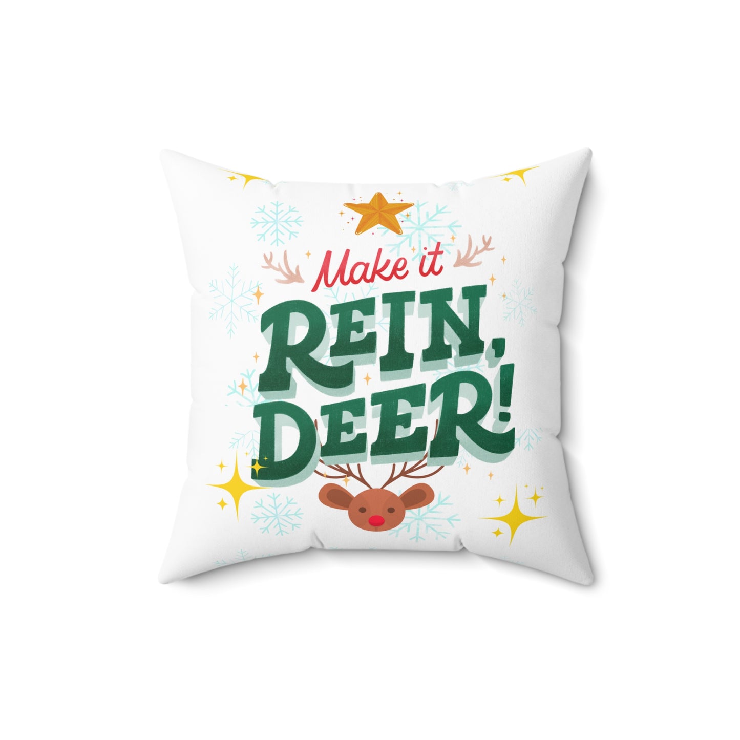 Spun Polyester Square Pillow