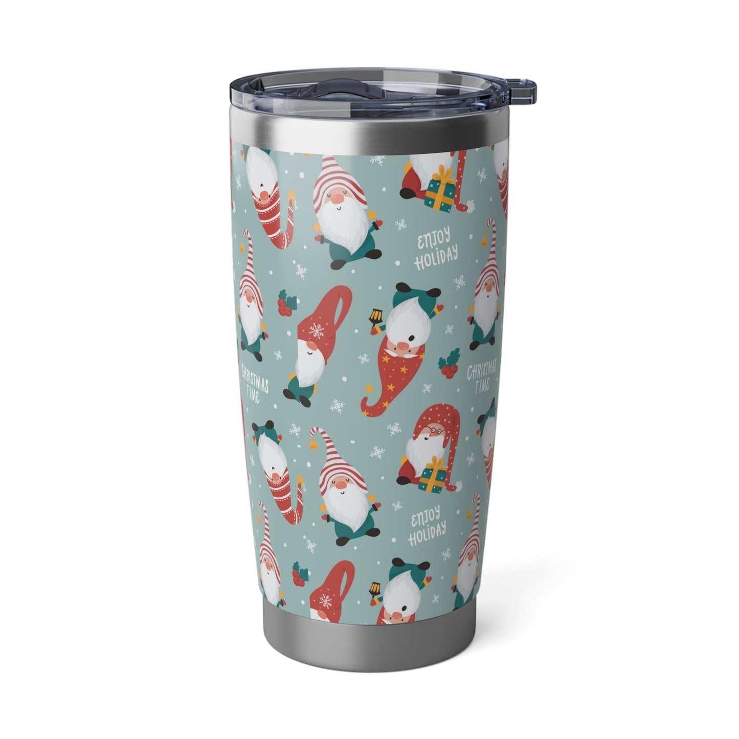 Personalized Christmas Gnomes 20oz Tumbler Christmas Gift Gnome Christmas Theme Vagabond Tumbler Personalized Gift for Holiday