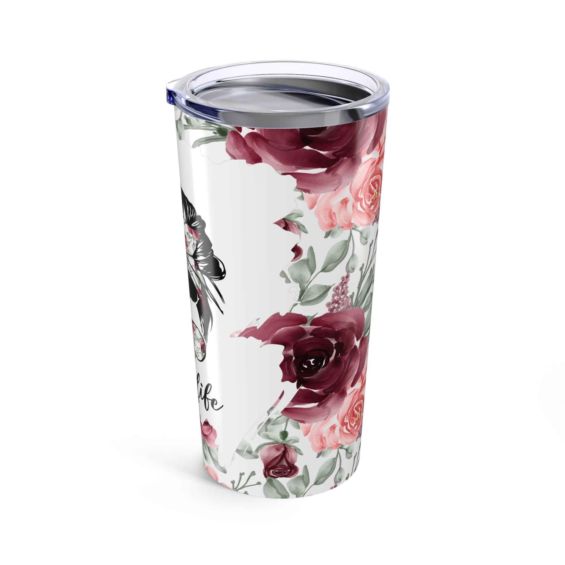 20oz Insulated Tumbler: Mom Life - Eraya Studio