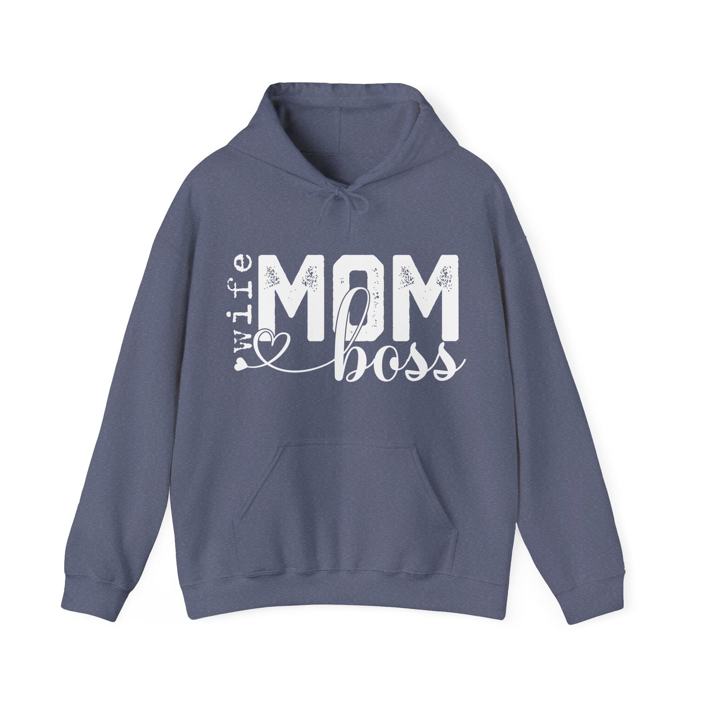 Wife Mom Boss Hoodie - Mother's Day Gift - Custom Mama Hoodie