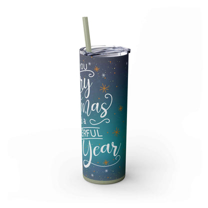20oz Slim Tumbler: Christmas Gnomes - Eraya Studio