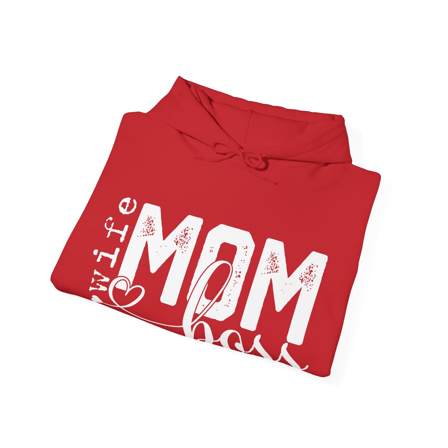 Wife Mom Boss Hoodie - Mother's Day Gift - Custom Mama Hoodie