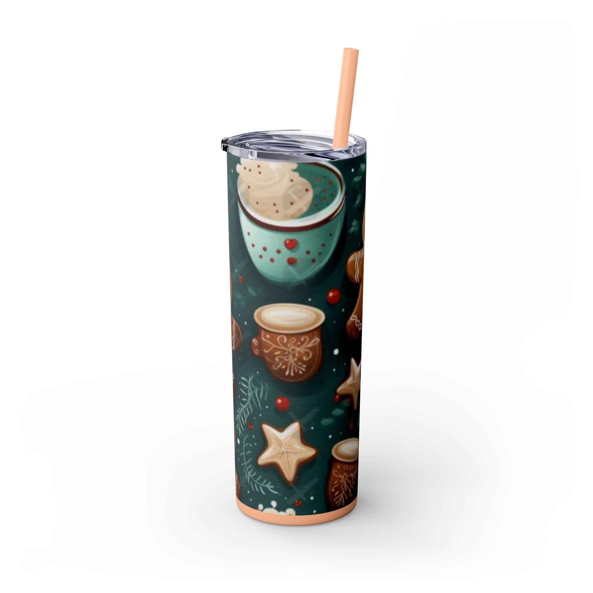 20oz Slim Tumbler: Sweet Gingerbread - Eraya Studio