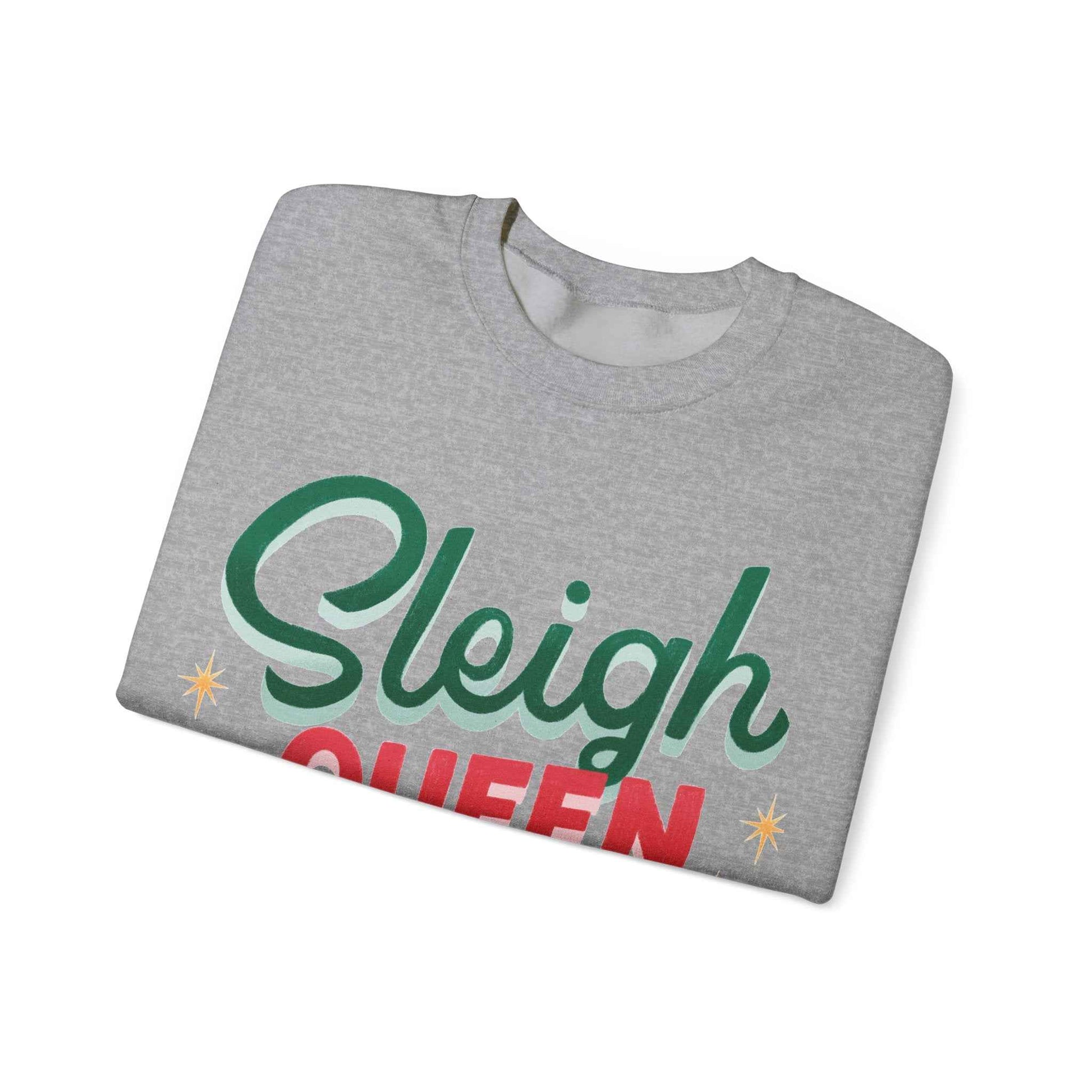 SLEIGH QUEEN Christmas Crewneck Sweatshirt - Eraya Studio