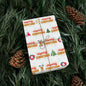 Merry Christmas Holiday Gift Wrapping Paper - Eraya Studio
