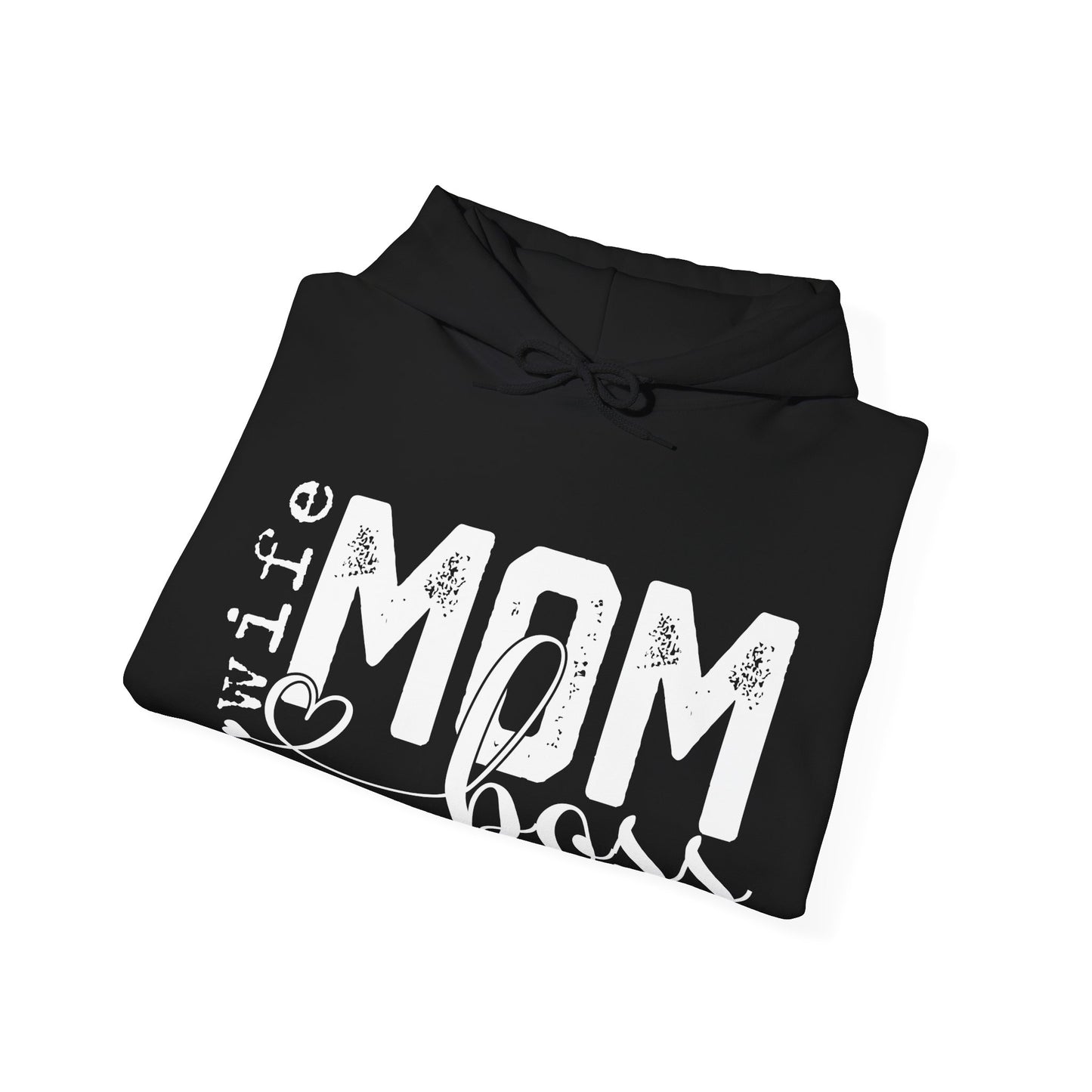 Wife Mom Boss Hoodie - Mother's Day Gift - Custom Mama Hoodie