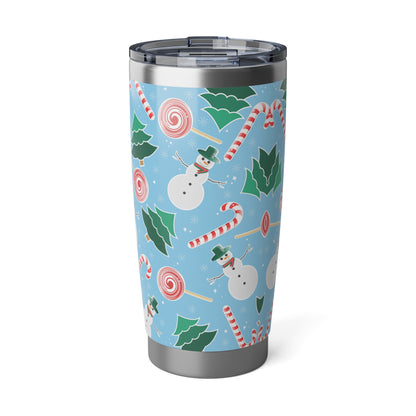 Personalized Christmas Snowman 20oz Tumbler