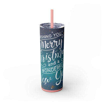 20oz Slim Tumbler: Christmas Gnomes - Eraya Studio
