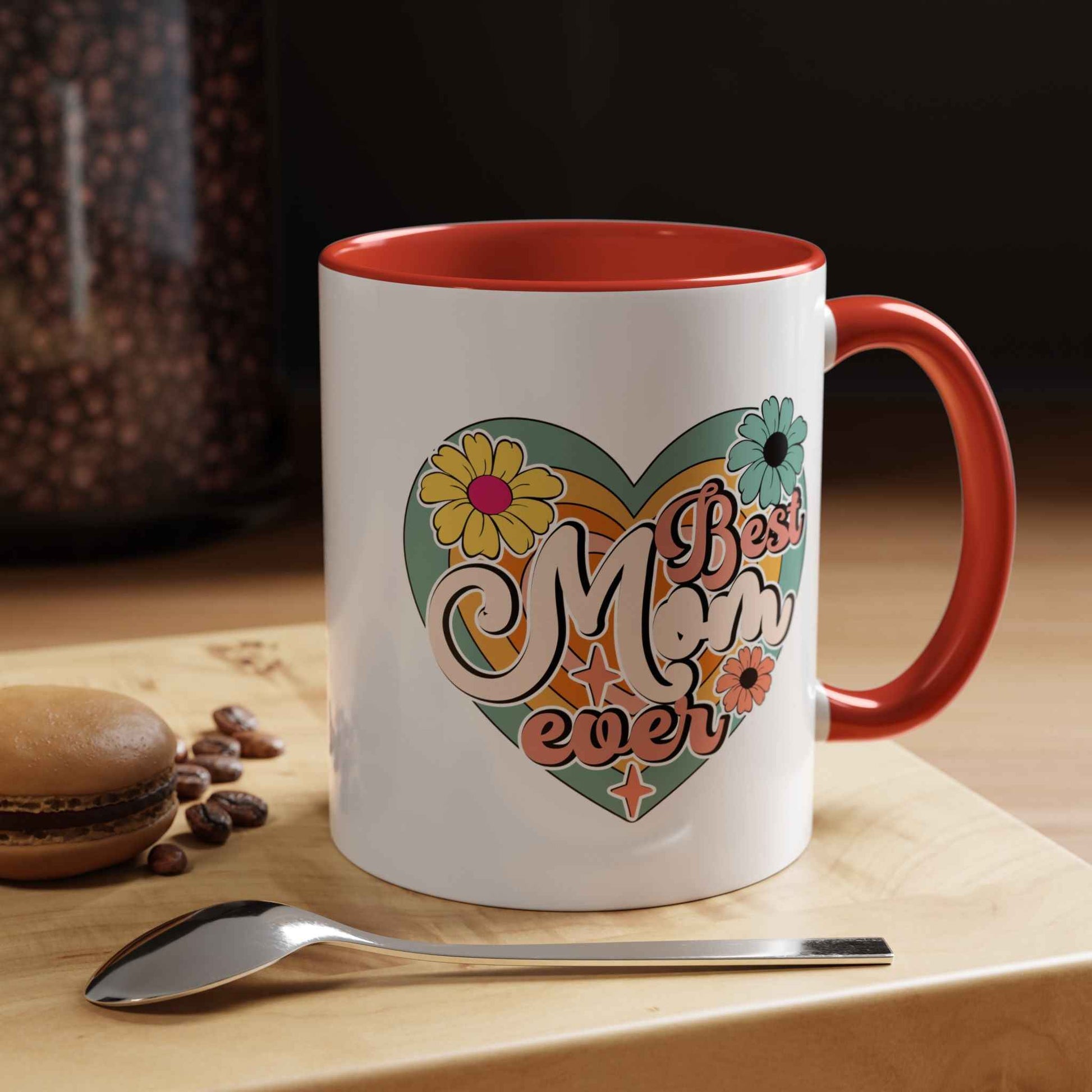 11oz Ceramic Mug: Best Mom Ever - Gift for Moms - Eraya Studio