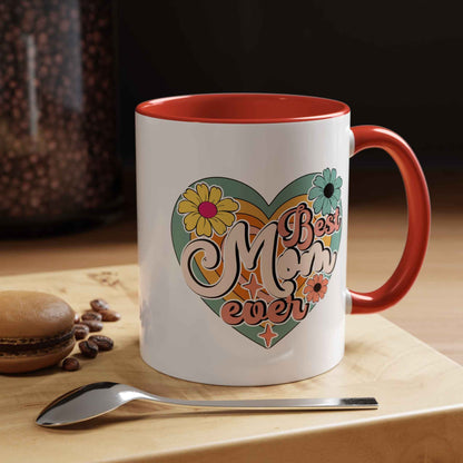 11oz Ceramic Mug: Best Mom Ever - Gift for Moms - Eraya Studio