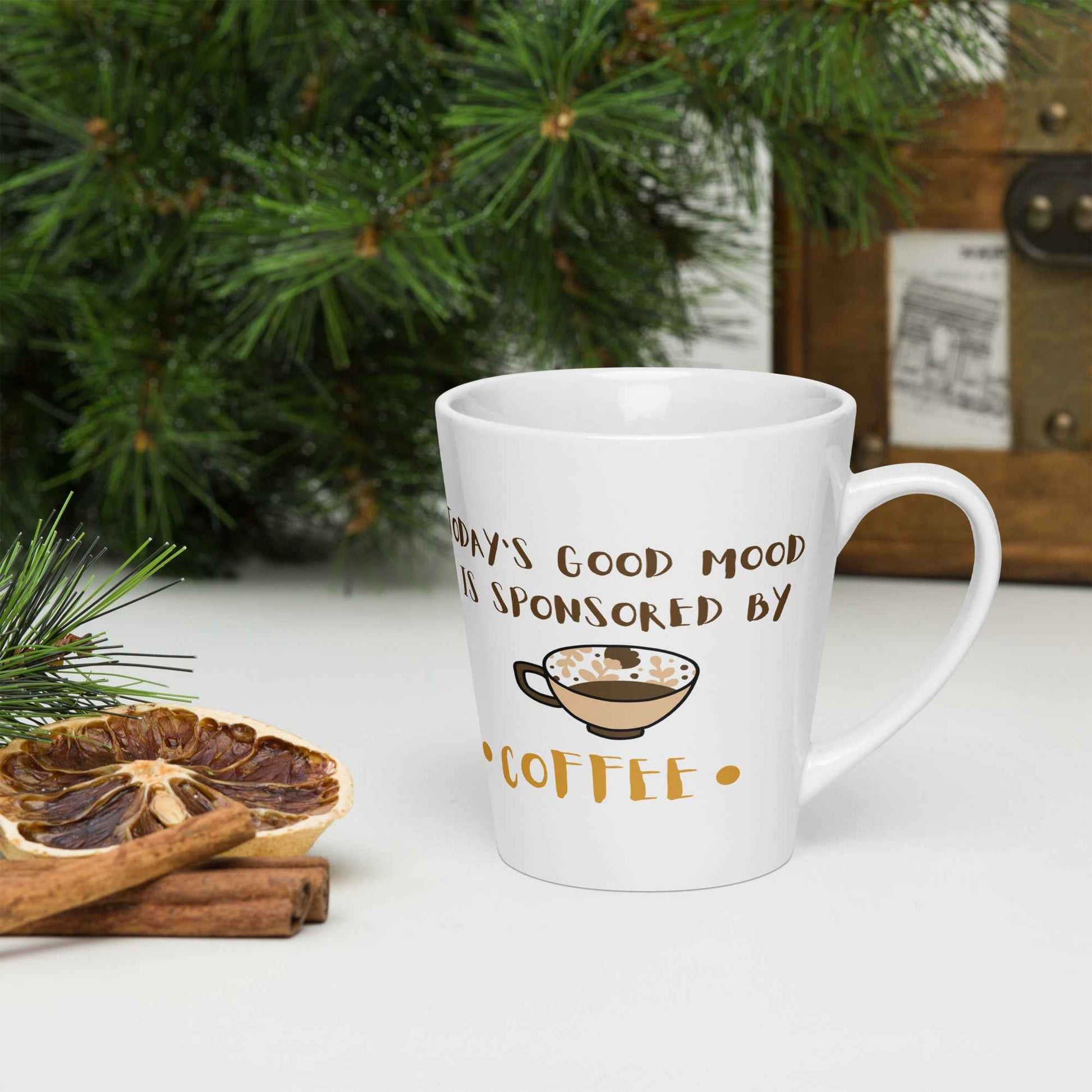 12oz Ceramic Mug: Latte Glossy Finish - Eraya Studio