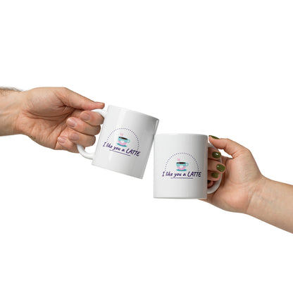 Personalized White Glossy Ceramic Mug – 11oz Custom Coffee Mug | Gift for Him, Gift for Her, Couple Mug